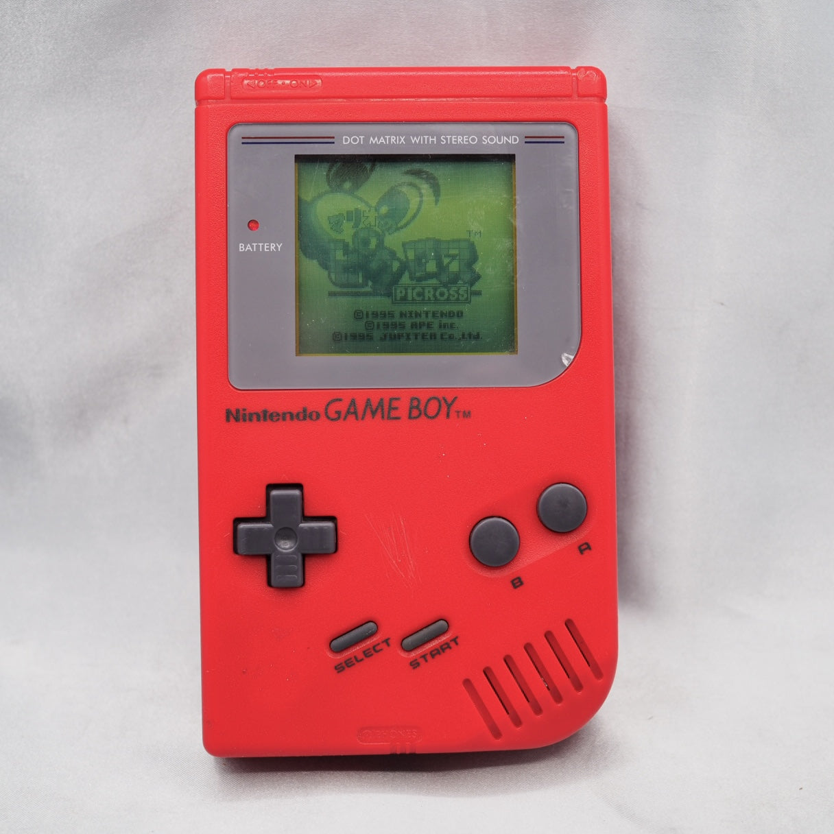 Used Nintendo GAME BOY Console only DMG-01 Red - Tested & Working