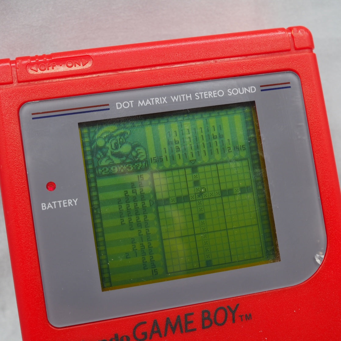 Used Nintendo GAME BOY Console only DMG-01 Red - Tested & Working
