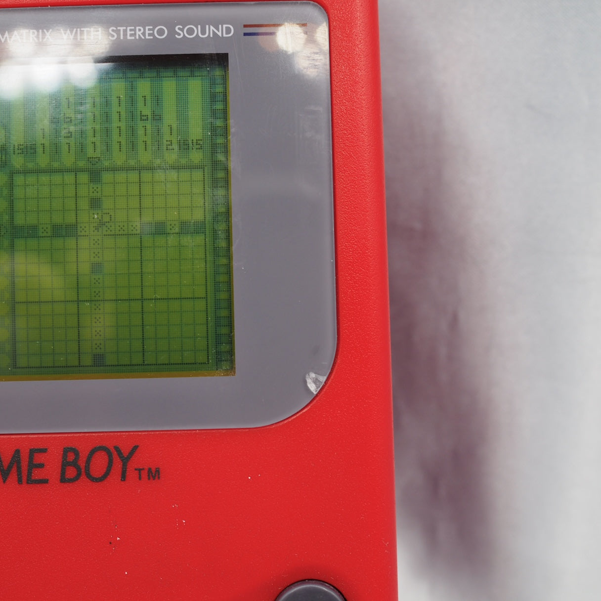 Used Nintendo GAME BOY Console only DMG-01 Red - Tested & Working