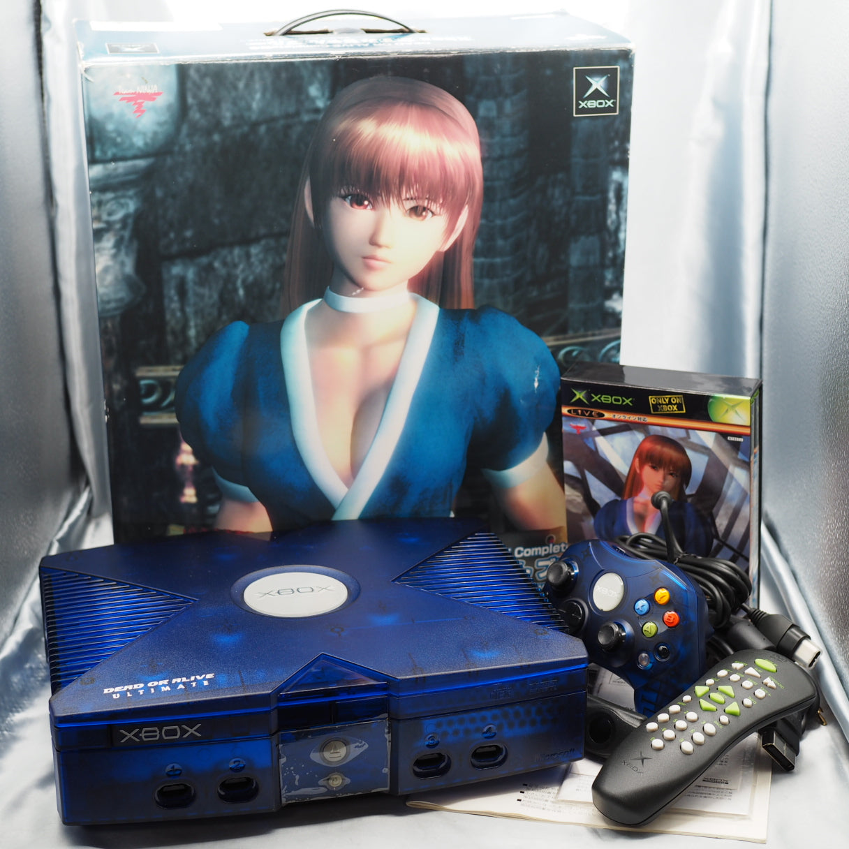 Microsoft Xbox Kasumi Blue Console system DEAD OR ALIVE Limited