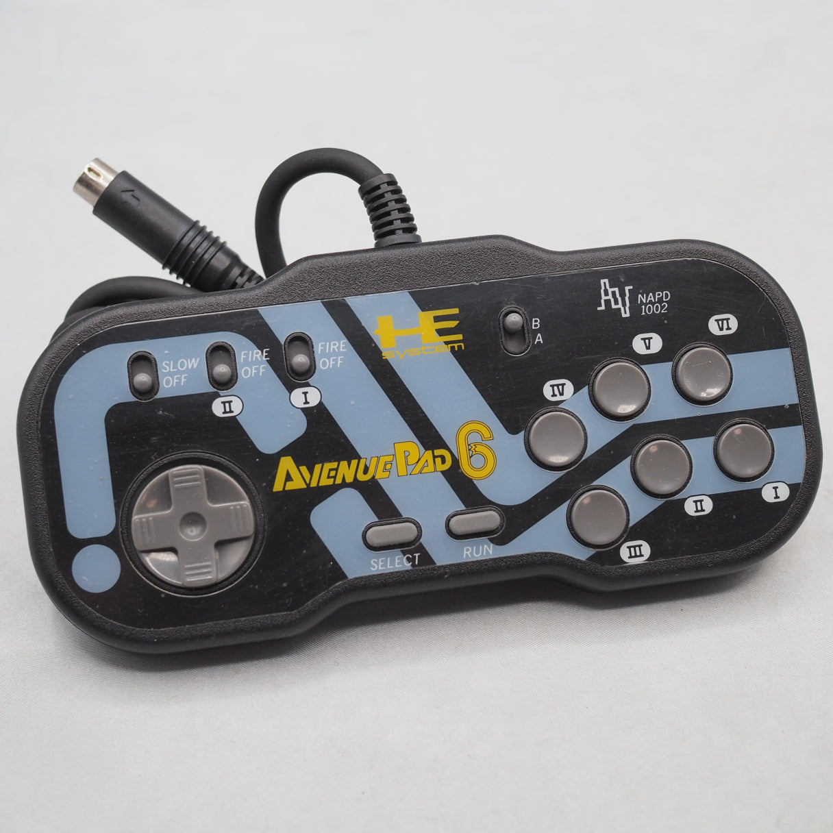 Used PC Engine Avenue Pad 6 Controller NAPD-1002 - Tested & Working