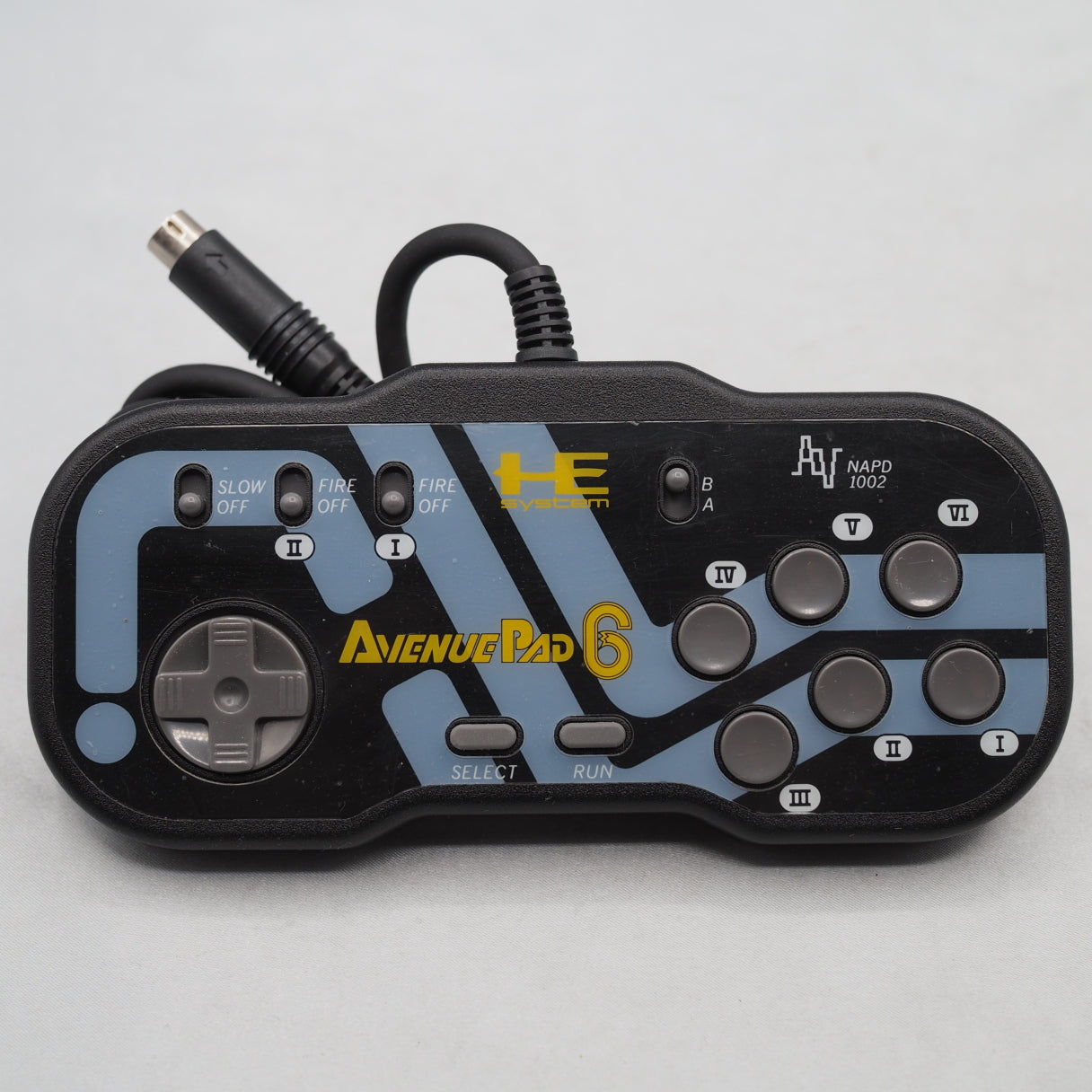 Used PC Engine Avenue Pad 6 Controller NAPD-1002 - Tested & Working