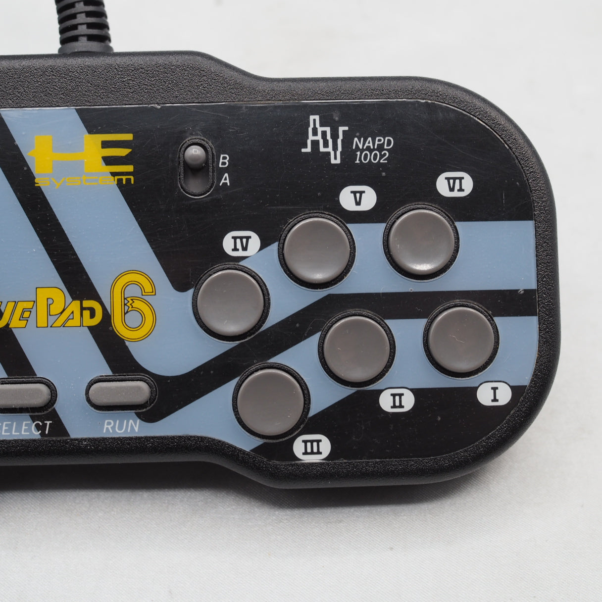 Used PC Engine Avenue Pad 6 Controller NAPD-1002 - Tested & Working