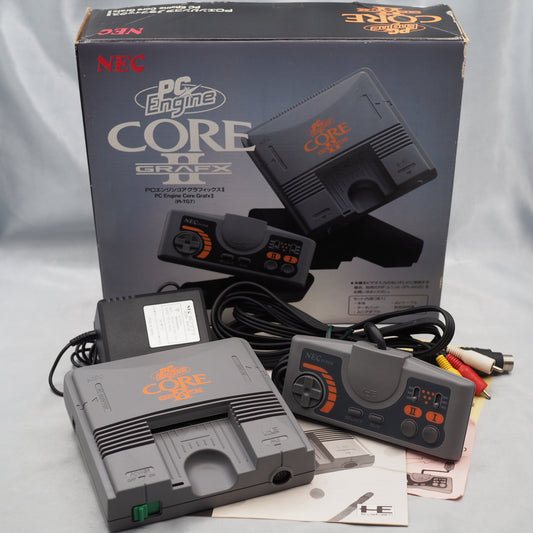 Used PC Engine CORE GRAFX II 2 Boxed - Tested & Working