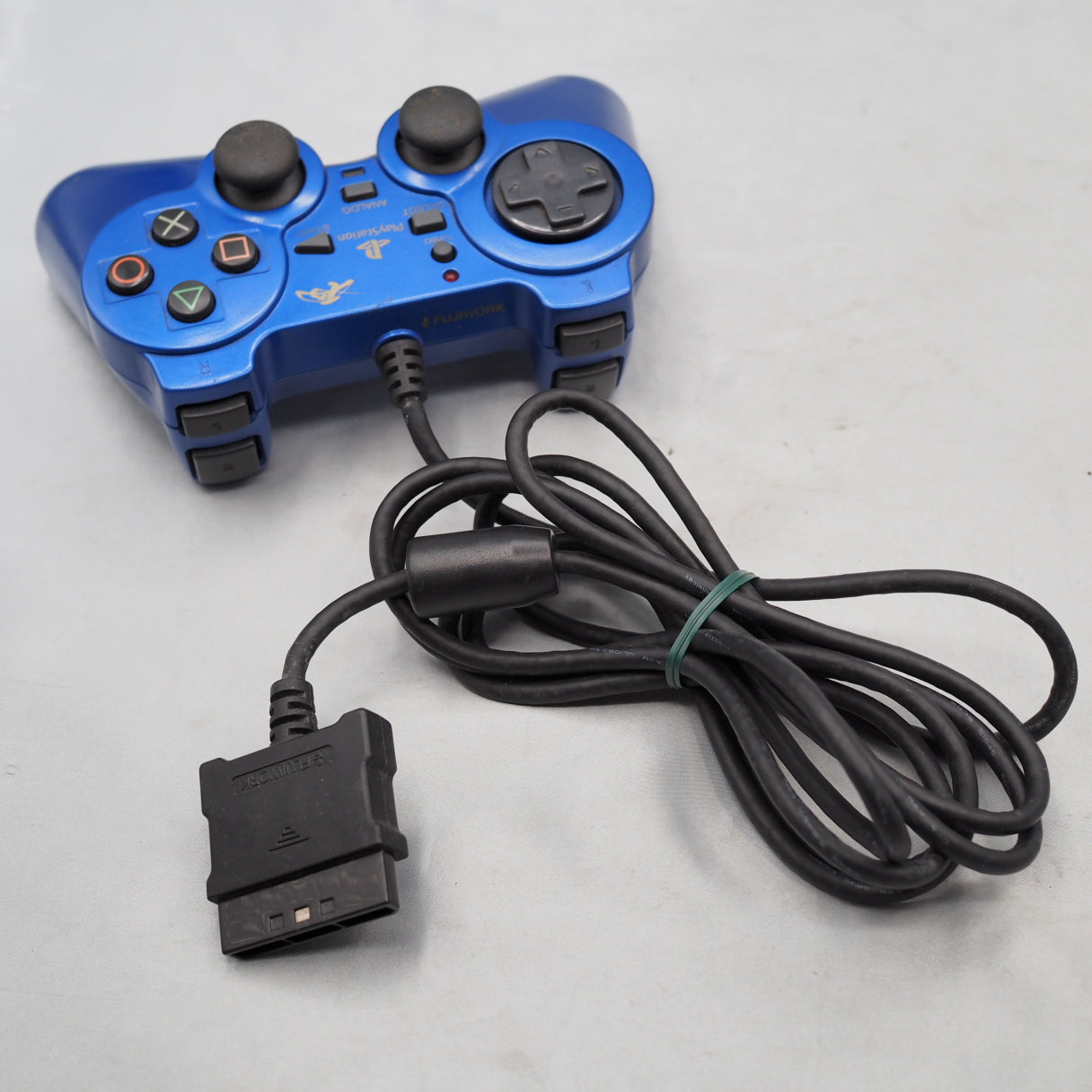Used PS2 Analog Turbo Controller Takumi Blue - Tested & Working