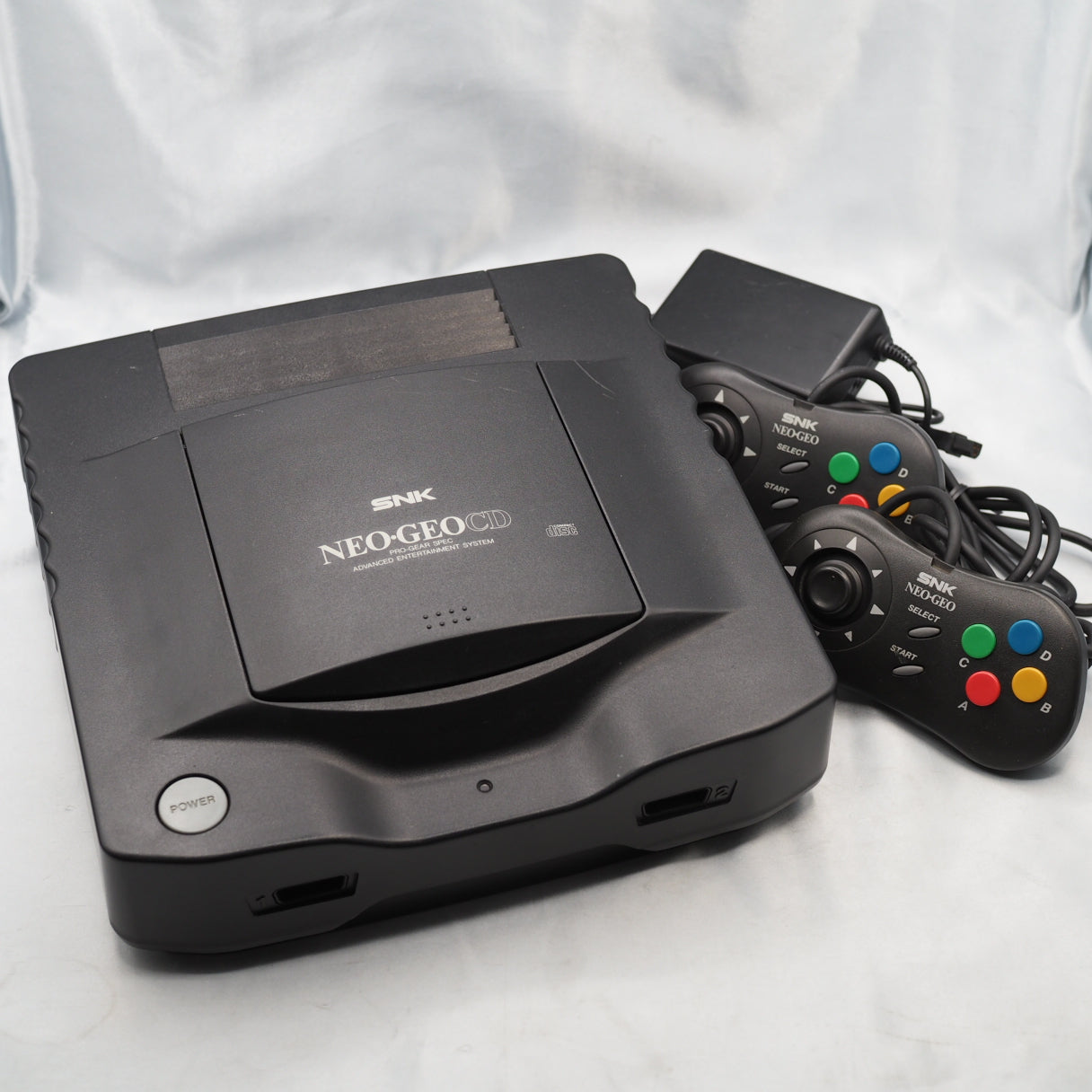 Used NEO GEO CD CD-T01 Console system + 2 controllers - Tested & Working