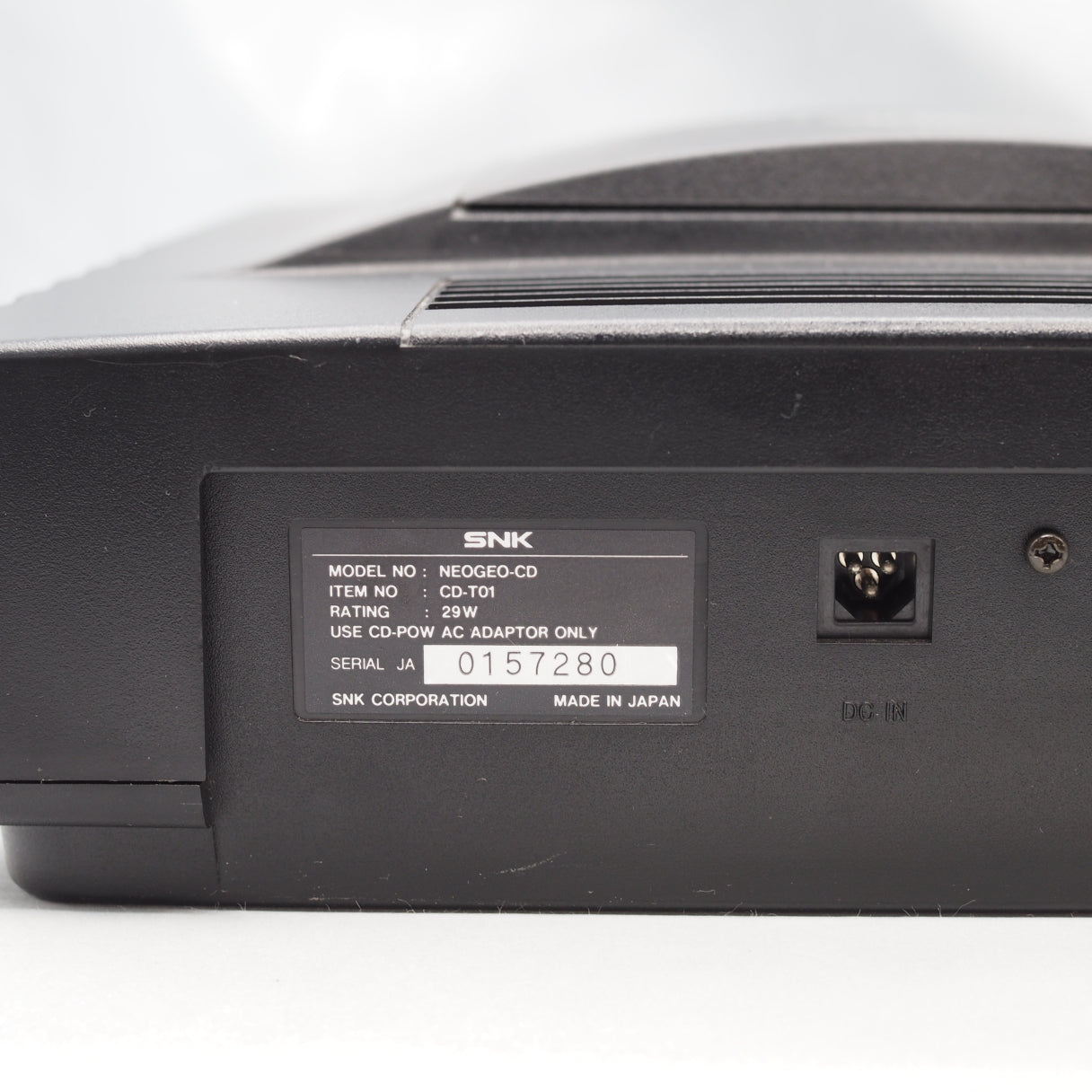 Used NEO GEO CD CD-T01 Console system + 2 controllers - Tested & Working