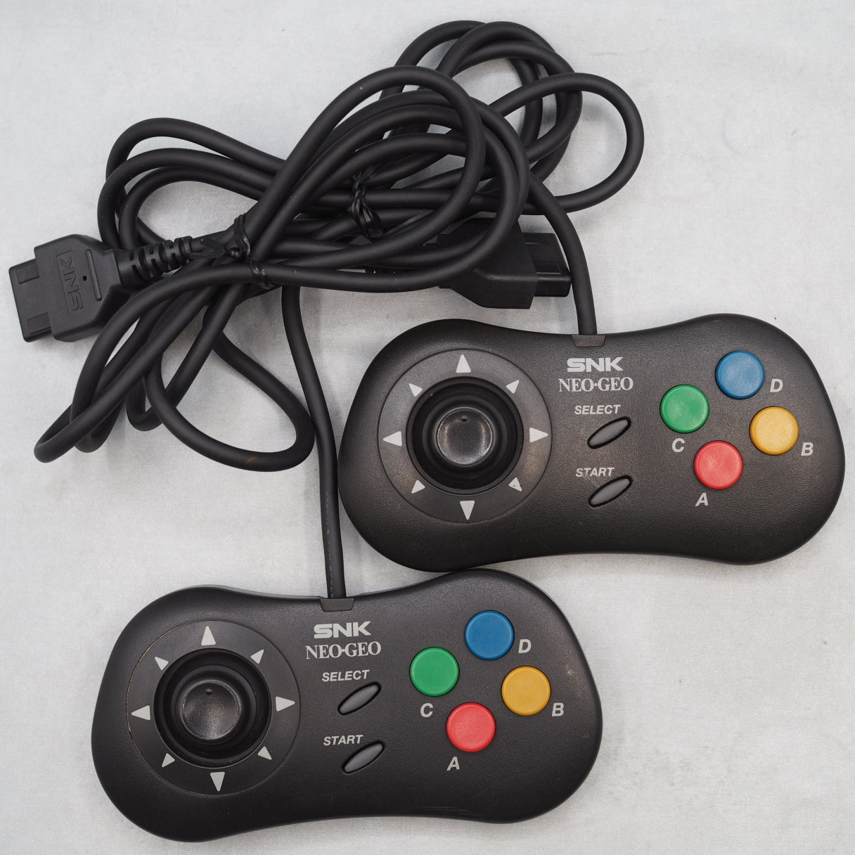 Used NEO GEO CD CD-T01 Console system + 2 controllers - Tested & Working