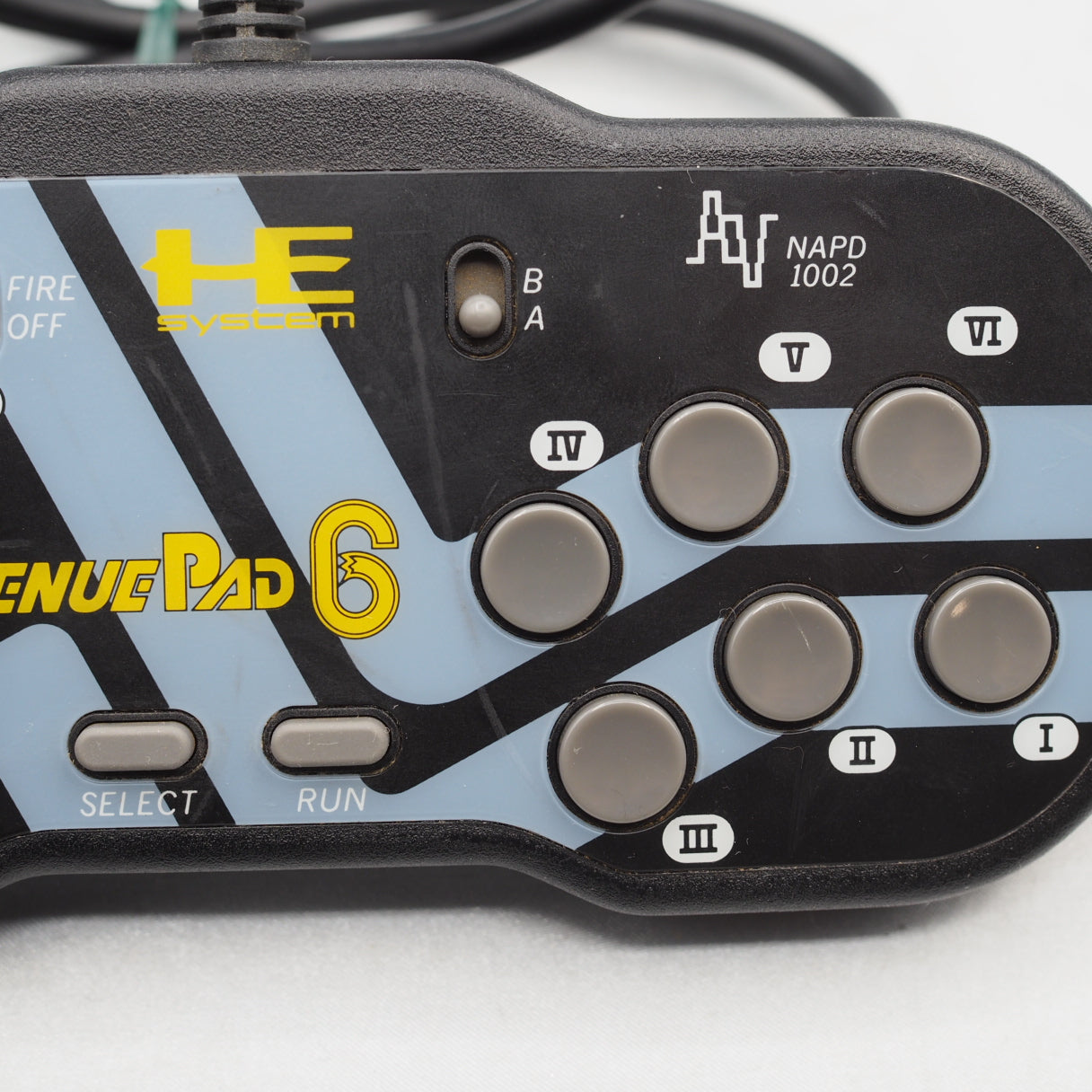 Used PC Engine Avenue Pad 6 Controller NAPD-1002 - Tested & Working