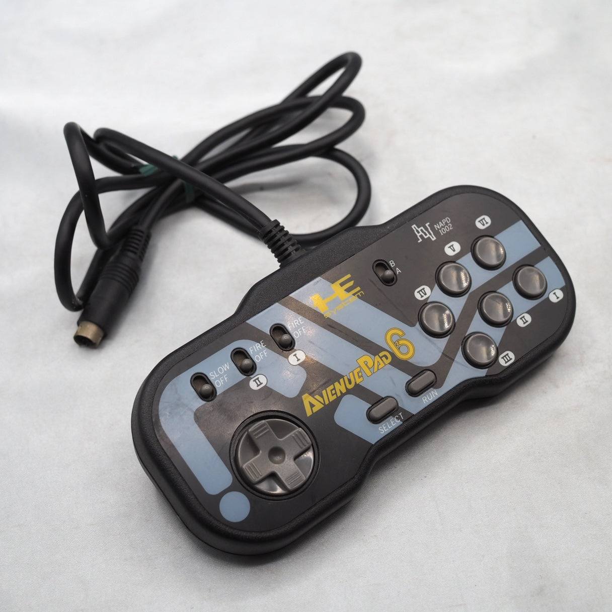 Used PC Engine Avenue Pad 6 Controller NAPD-1002 - Tested & Working