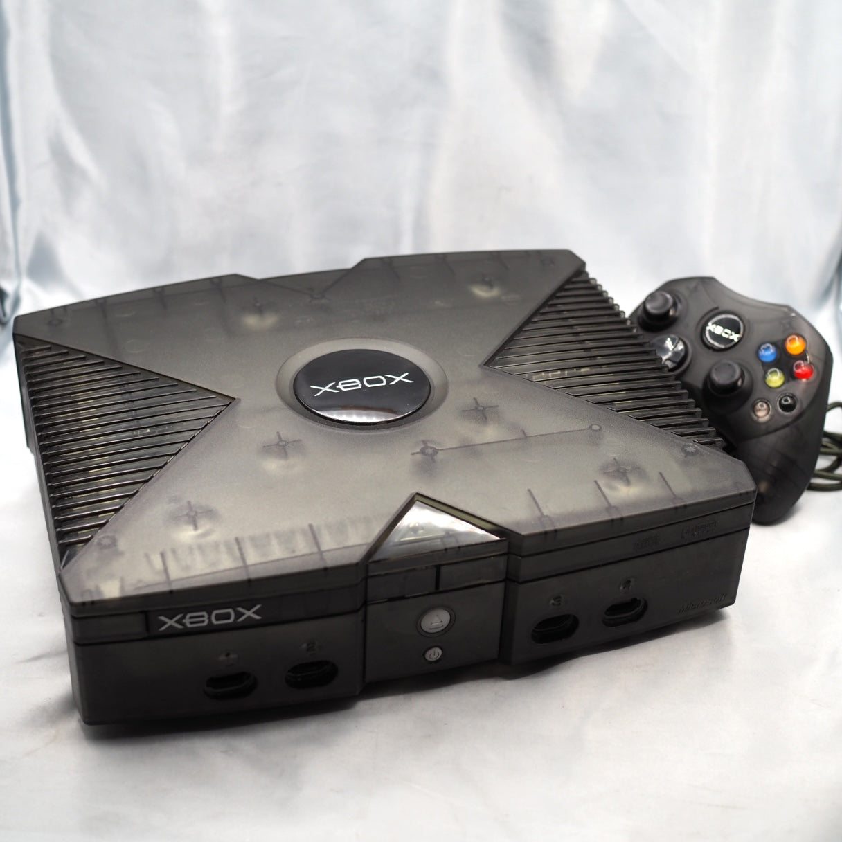Used Microsoft Xbox Console system Special Edition Clear Black NTSC-J - Tested & Working