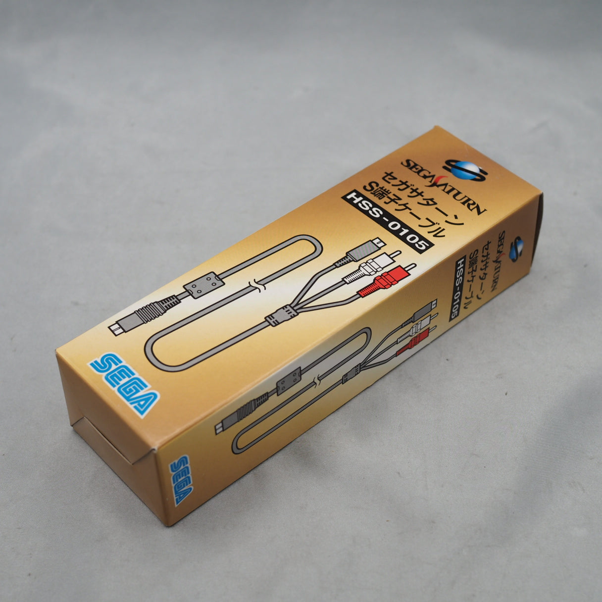 Used Official S Video Cable HSS-0105 Boxed for SEGA SATURN - Tested & Working