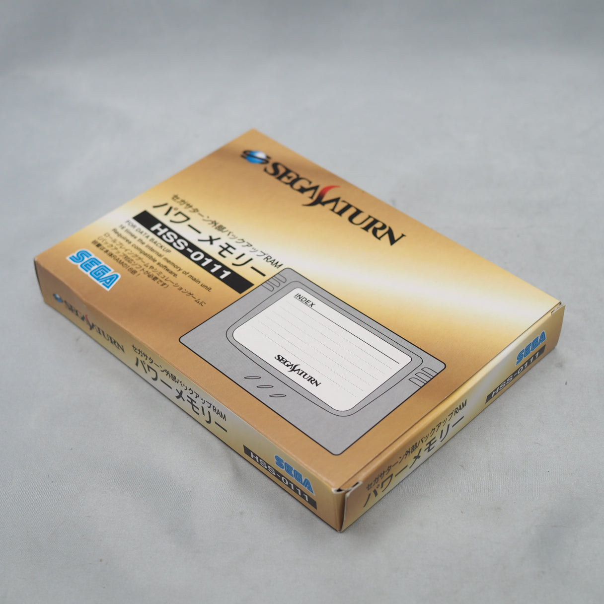 Used Official Power Memory Data Back Up RAM Boxed HSS-0111 for SEGA SATURN - Tested & Working