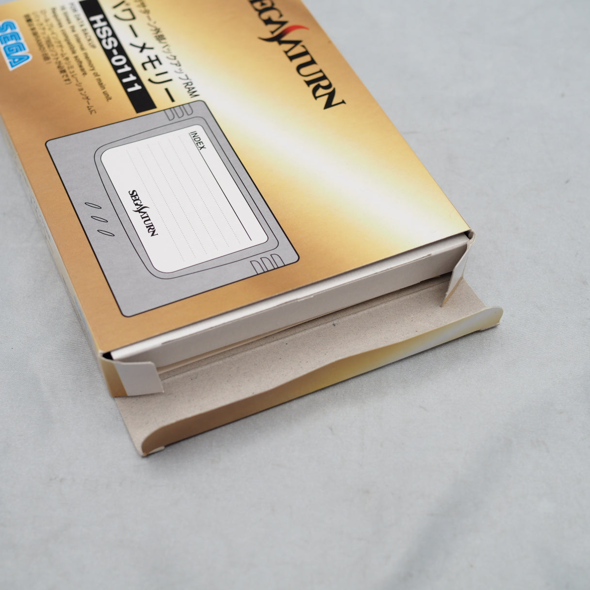 Used Official Power Memory Data Back Up RAM Boxed HSS-0111 for SEGA SATURN - Tested & Working