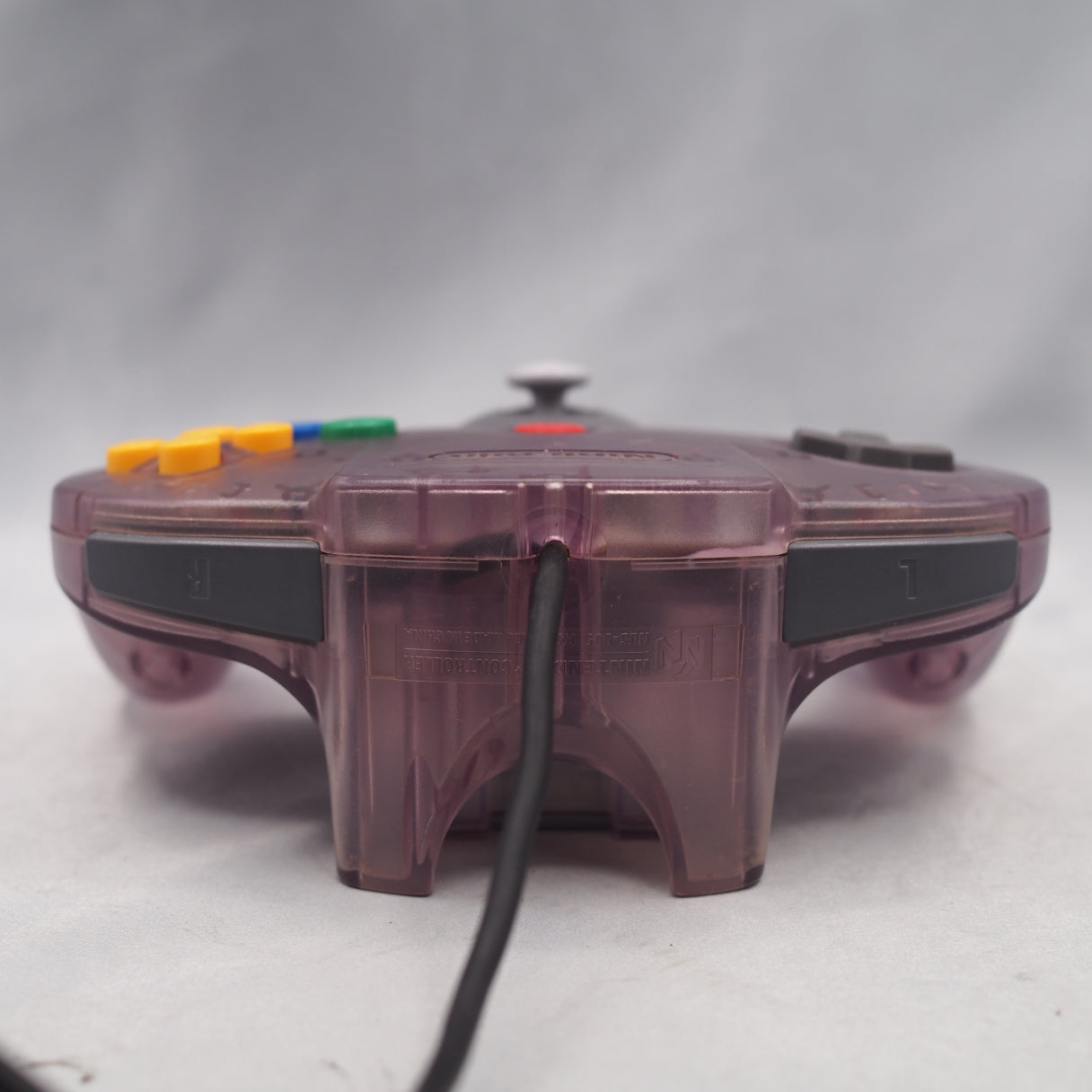 Used Nintendo 64 Controller only NUS-005 Clear Purple - Tested & Working