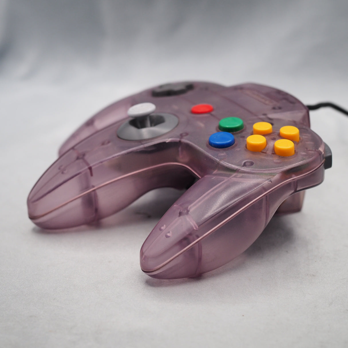 Used Nintendo 64 Controller only NUS-005 Clear Purple - Tested & Working