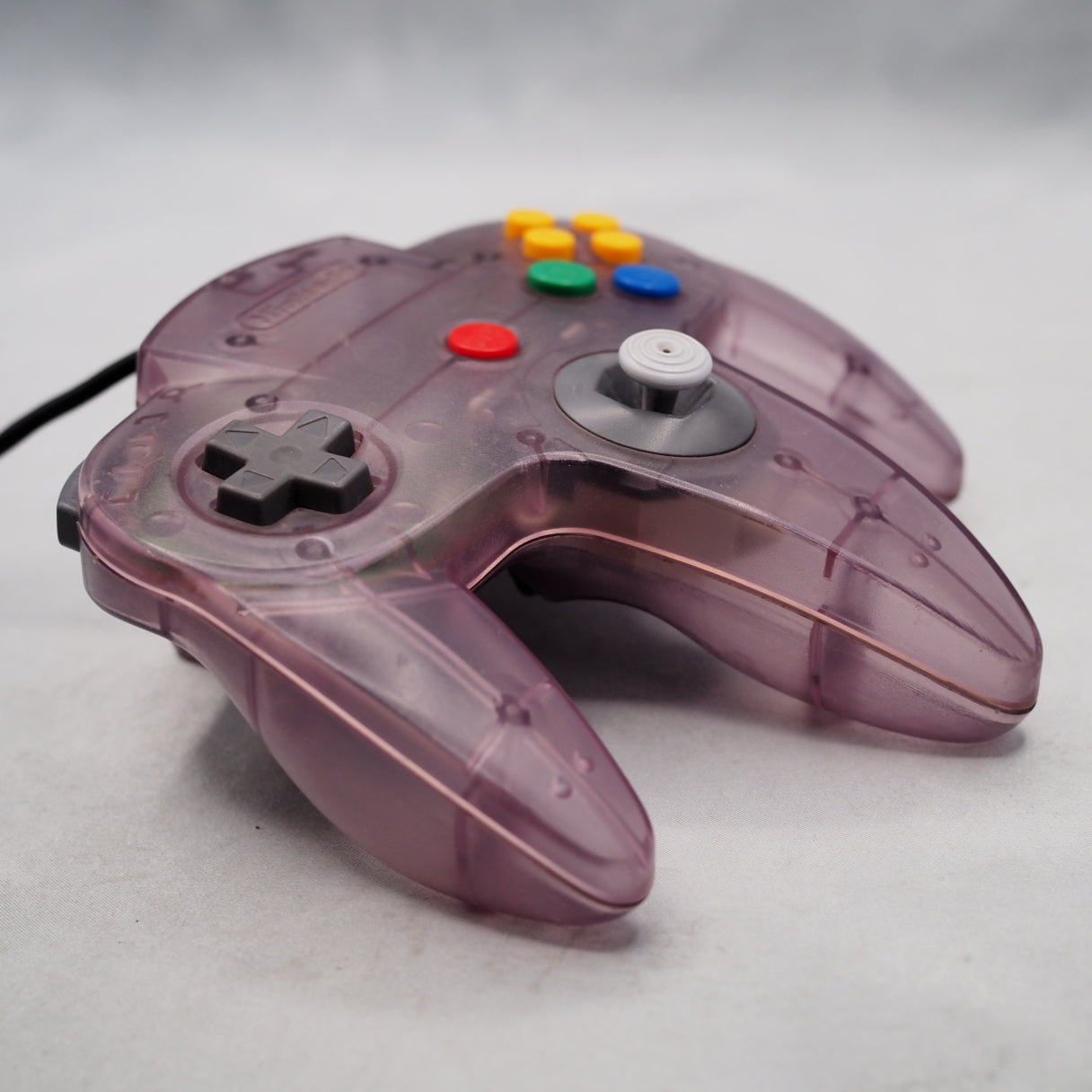 Used Nintendo 64 Controller only NUS-005 Clear Purple - Tested & Working