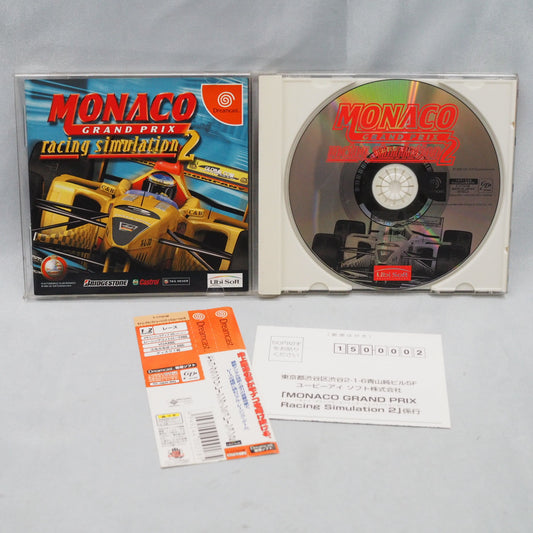 Used MONACO GRAND PRIX Racing Simulation 2 - Tested & Working