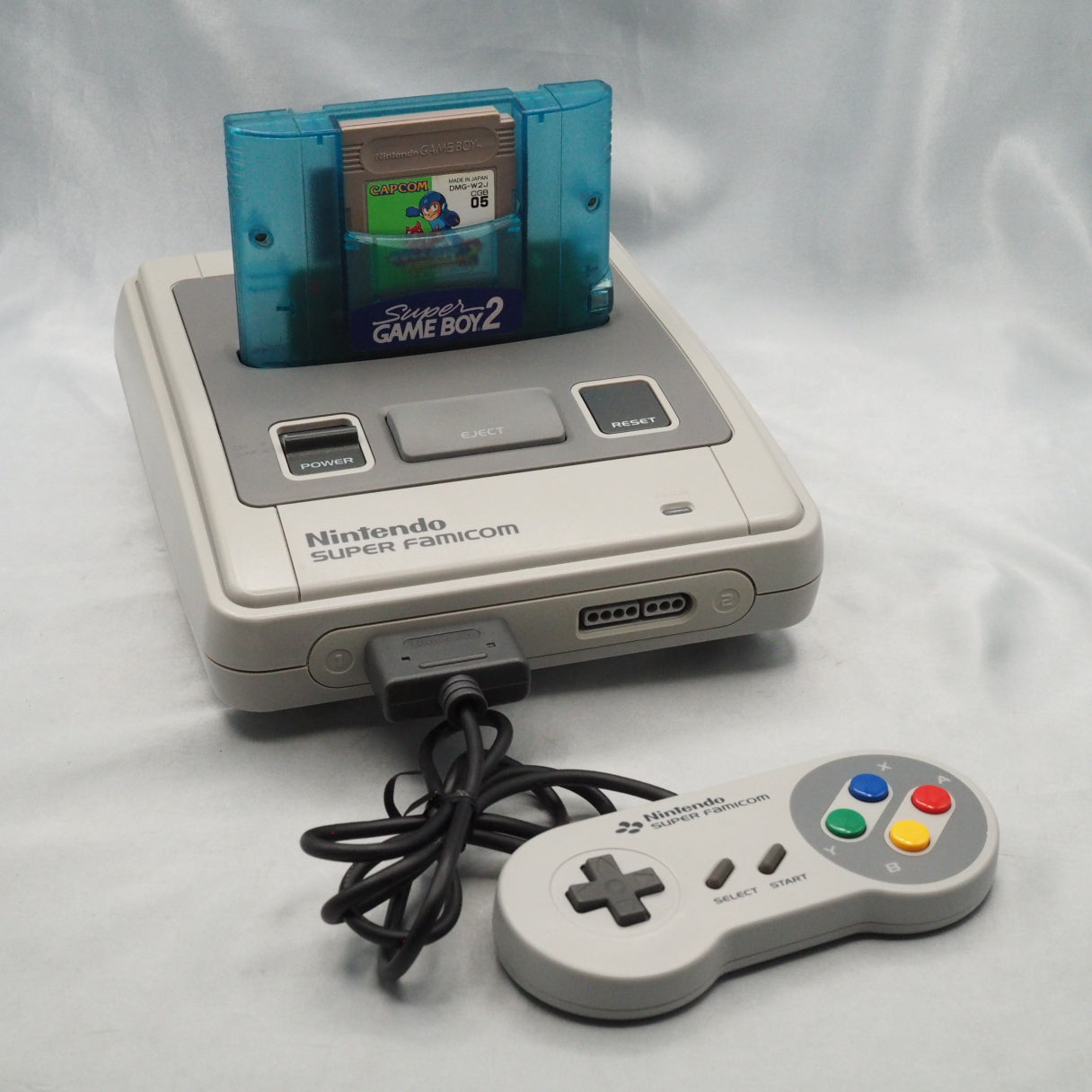 Used Super GAME BOY 2 Clear Blue Only for Nintendo Super Famicom - Tested & Working — Nintendo | Enjoy Game Japan