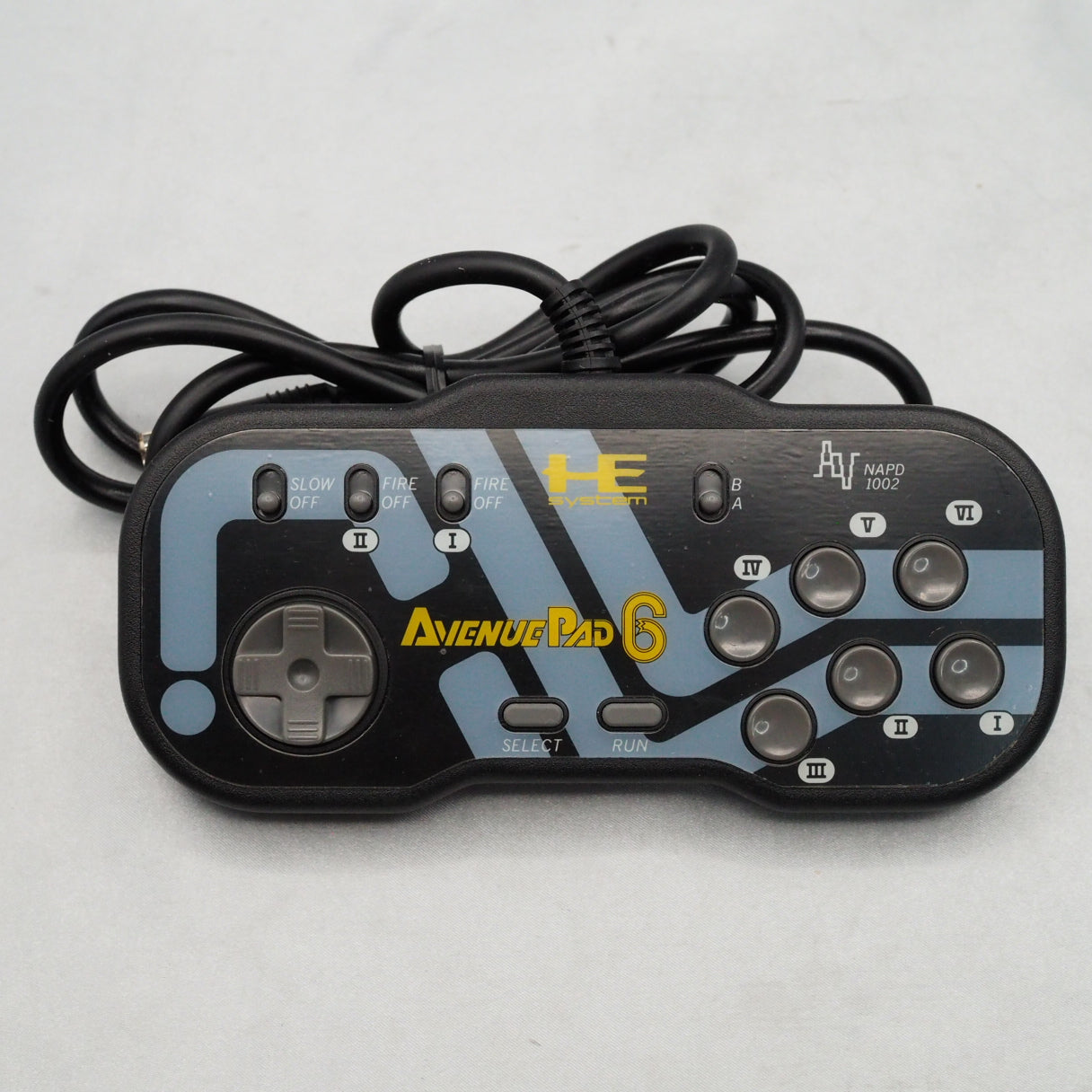 Used PC Engine Avenue Pad 6 Controller NAPD-1002 Boxed - Tested & Working