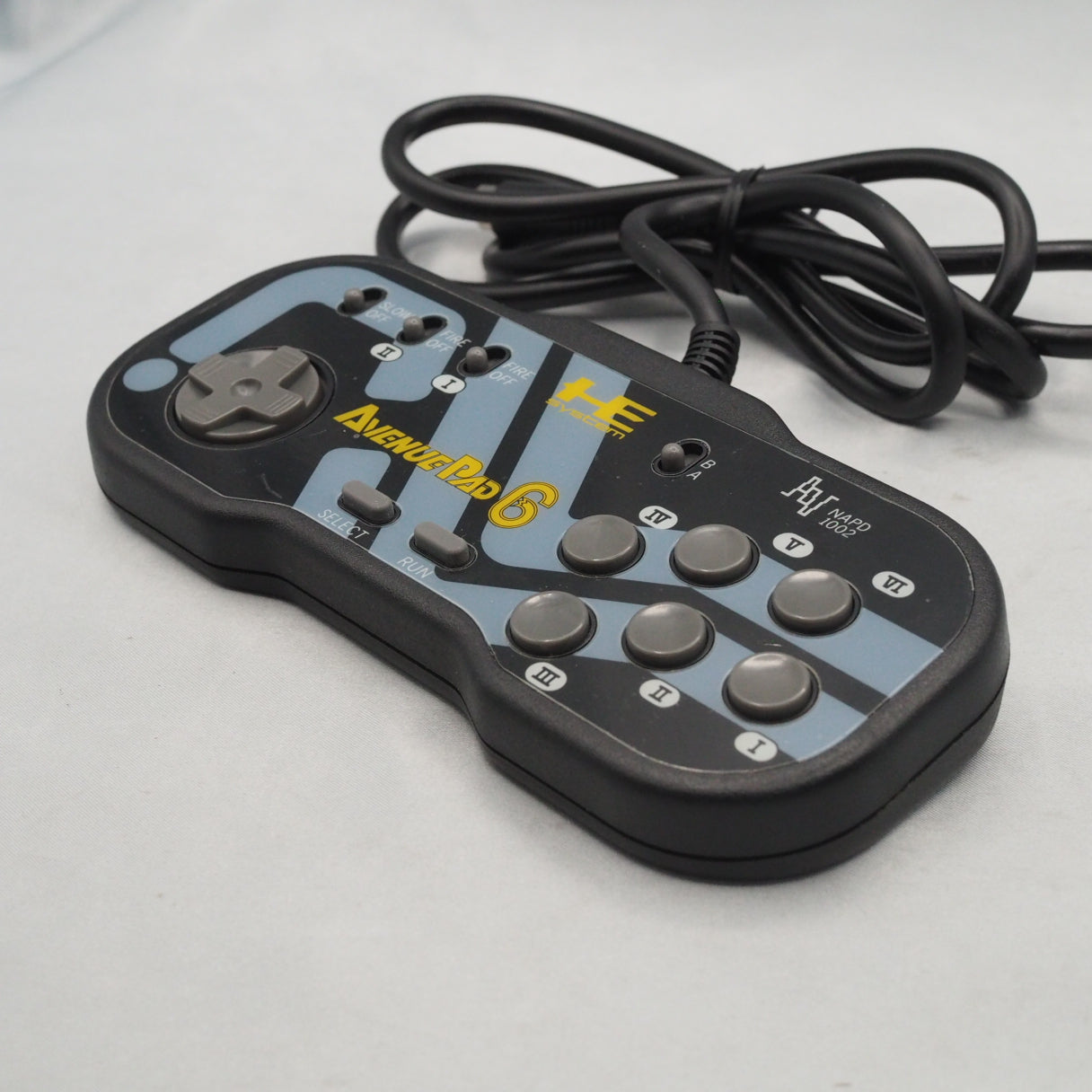 Used PC Engine Avenue Pad 6 Controller NAPD-1002 Boxed - Tested & Working
