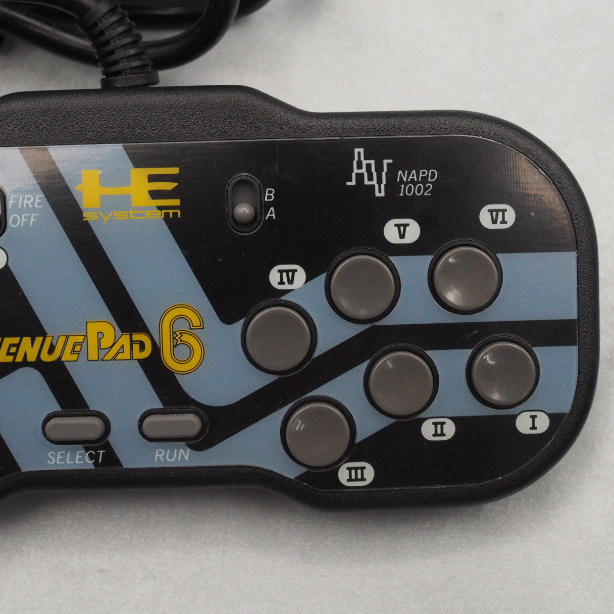 Used PC Engine Avenue Pad 6 Controller NAPD-1002 Boxed - Tested & Working