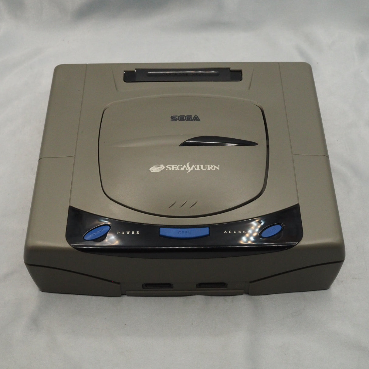 Used SEGA SATURN Console system Gray HST-3210 Boxed - Tested & Working