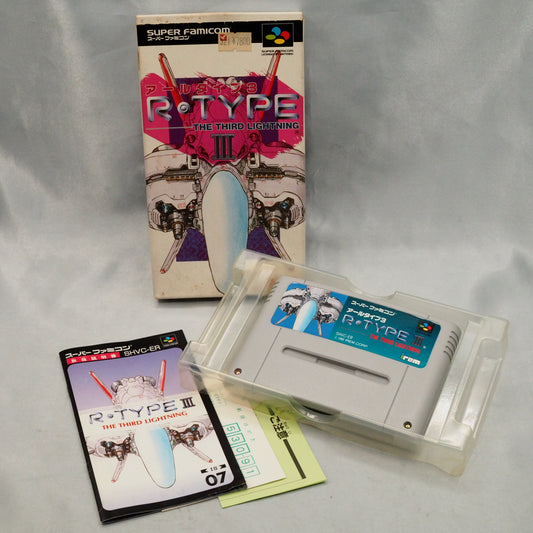 Used R TYPE 3 Ⅲ The Third Lightning Boxed - Tested & Working