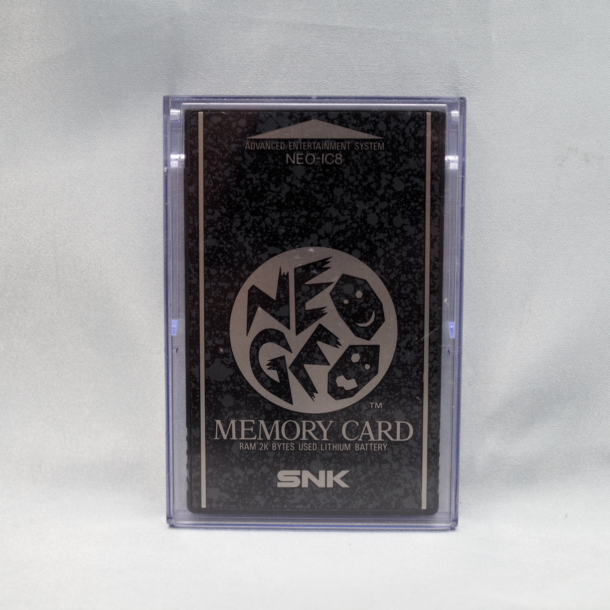 Used NEO GEO AES Memory Card W/Case NEO-IC8 - Tested & Working