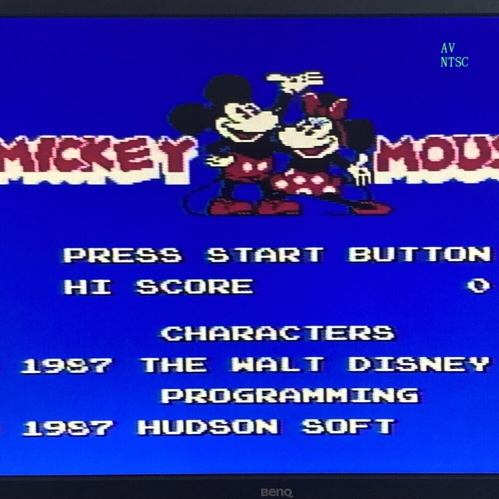 Used Mickey Mouse Fushigi No Kuni No Daibouken - Tested & Working