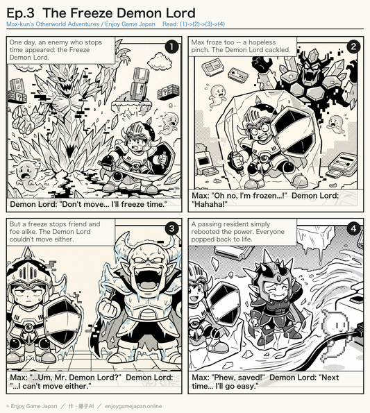 Max-kun's Otherworld Adventures — Ep.3: The Freeze Demon Lord