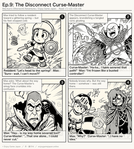 Max-kun's Otherworld Adventures — Ep.9: The Disconnect Curse-Master