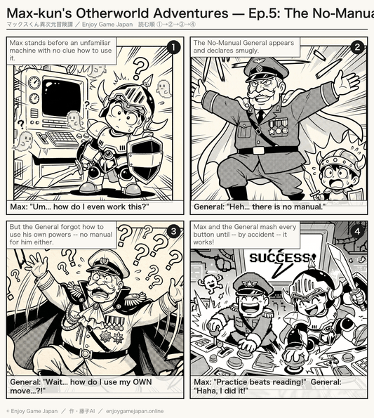 Max-kun's Otherworld Adventures — Ep.5: The No-Manual General