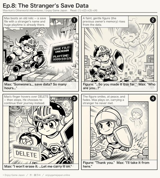 Max-kun's Otherworld Adventures — Ep.8: The Stranger's Save Data