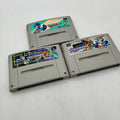 SNES Super Famicom Mega Man 7 + X2 + X3 Rockman Capcom 3 Game Set NTSC-J