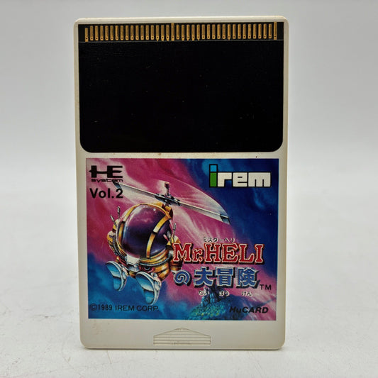 Mr. Heli no Daibouken Mr Heli Irem NEC PC Engine TurboGrafx-16 PCE NTSC-J – Japanese retro console – Enjoy Game Japan