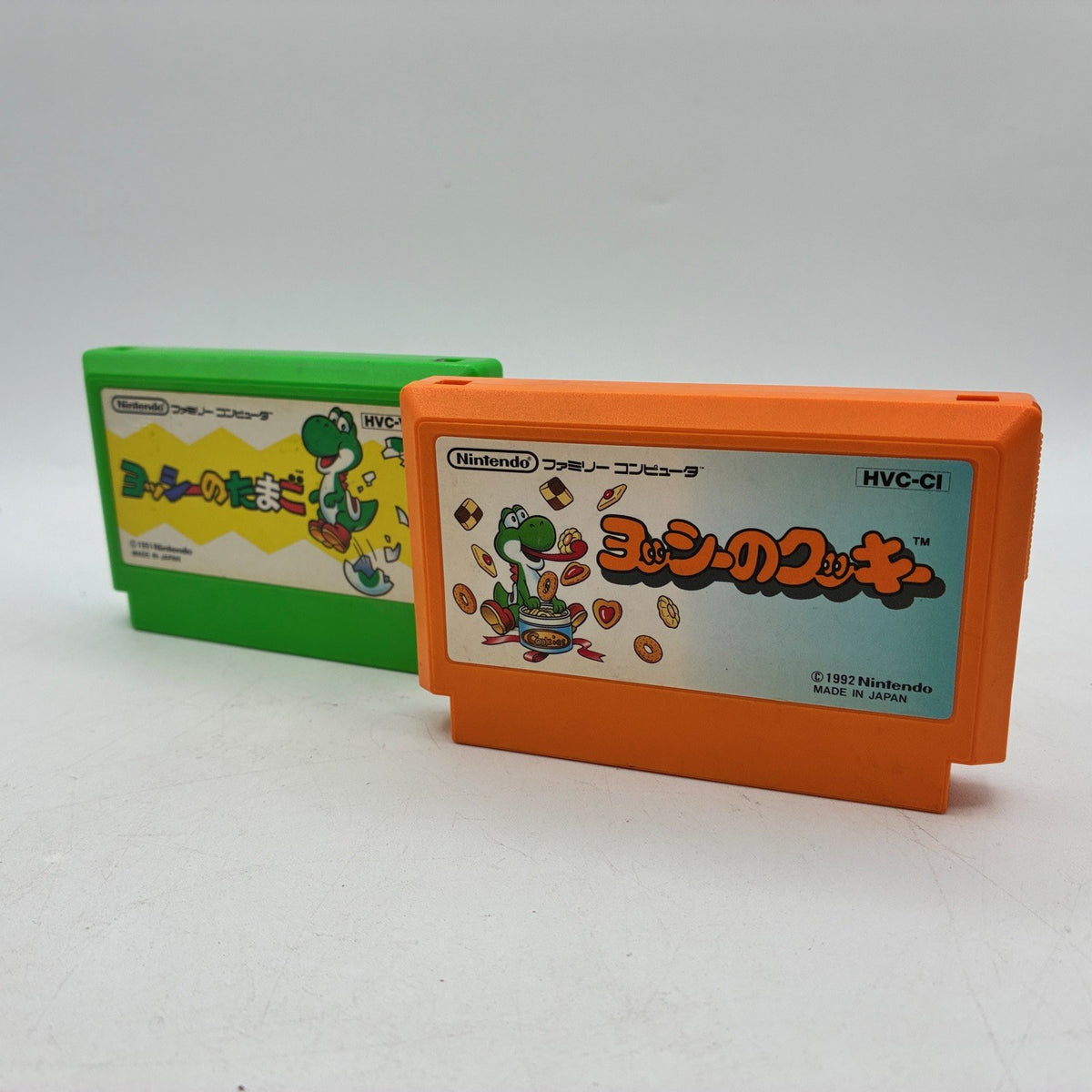 Nintendo Famicom Yoshi's Egg + Yoshi's Cookie Set NTSC-J