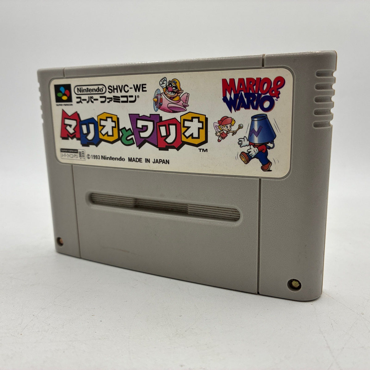 Mario & Wario Nintendo Super Famicom SFC NTSC-J Japan Import