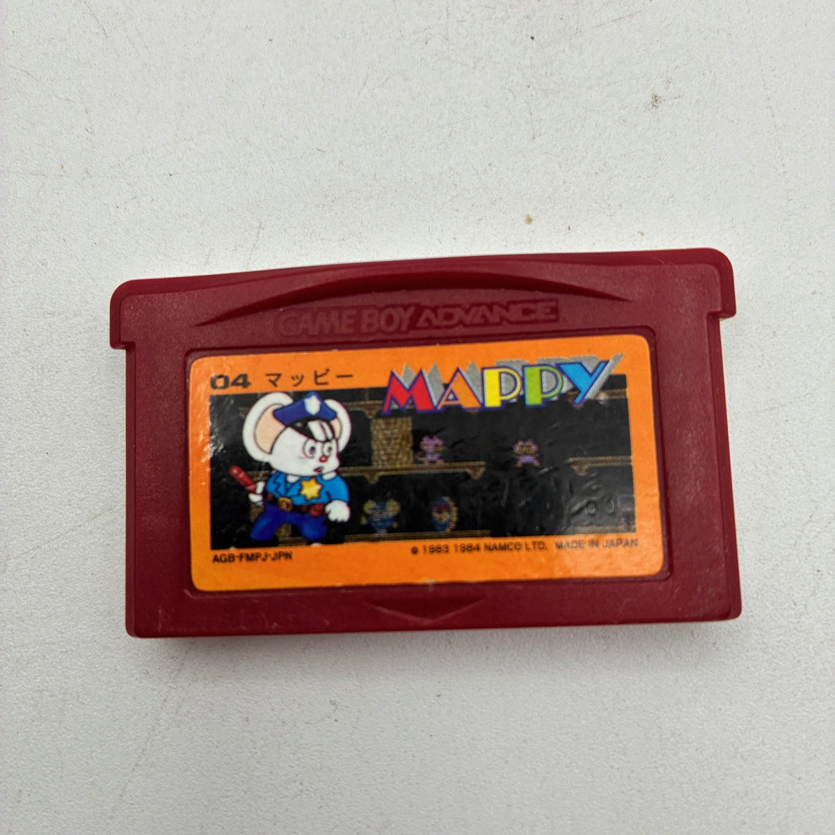 Famicom Mini Mappy Nintendo Game Boy Advance GBA NTSC-J Japan Import