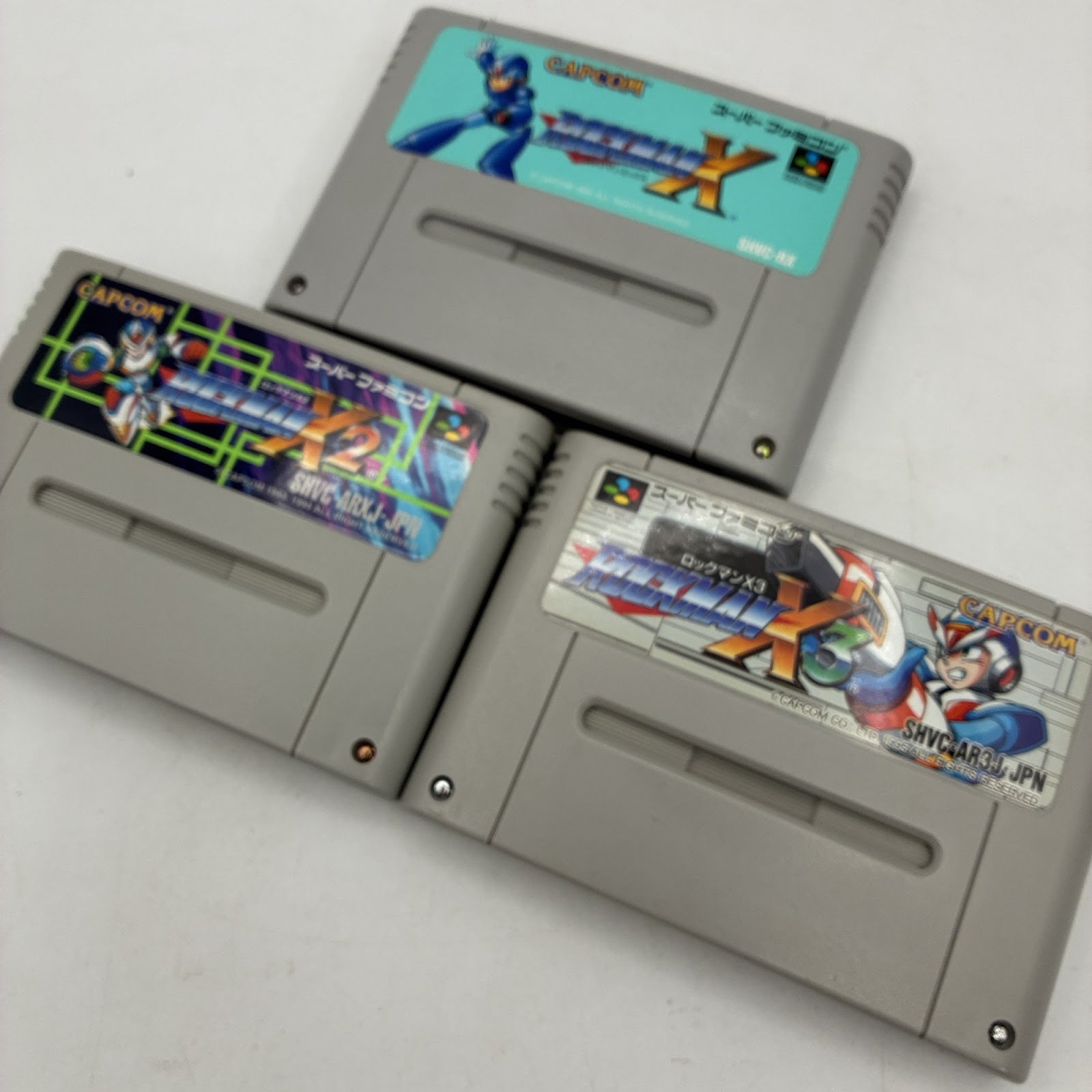 SNES Super Famicom Mega Man X X2 X3 Set Rockman Capcom  Tested JP – Japanese retro console – Enjoy Game Japan