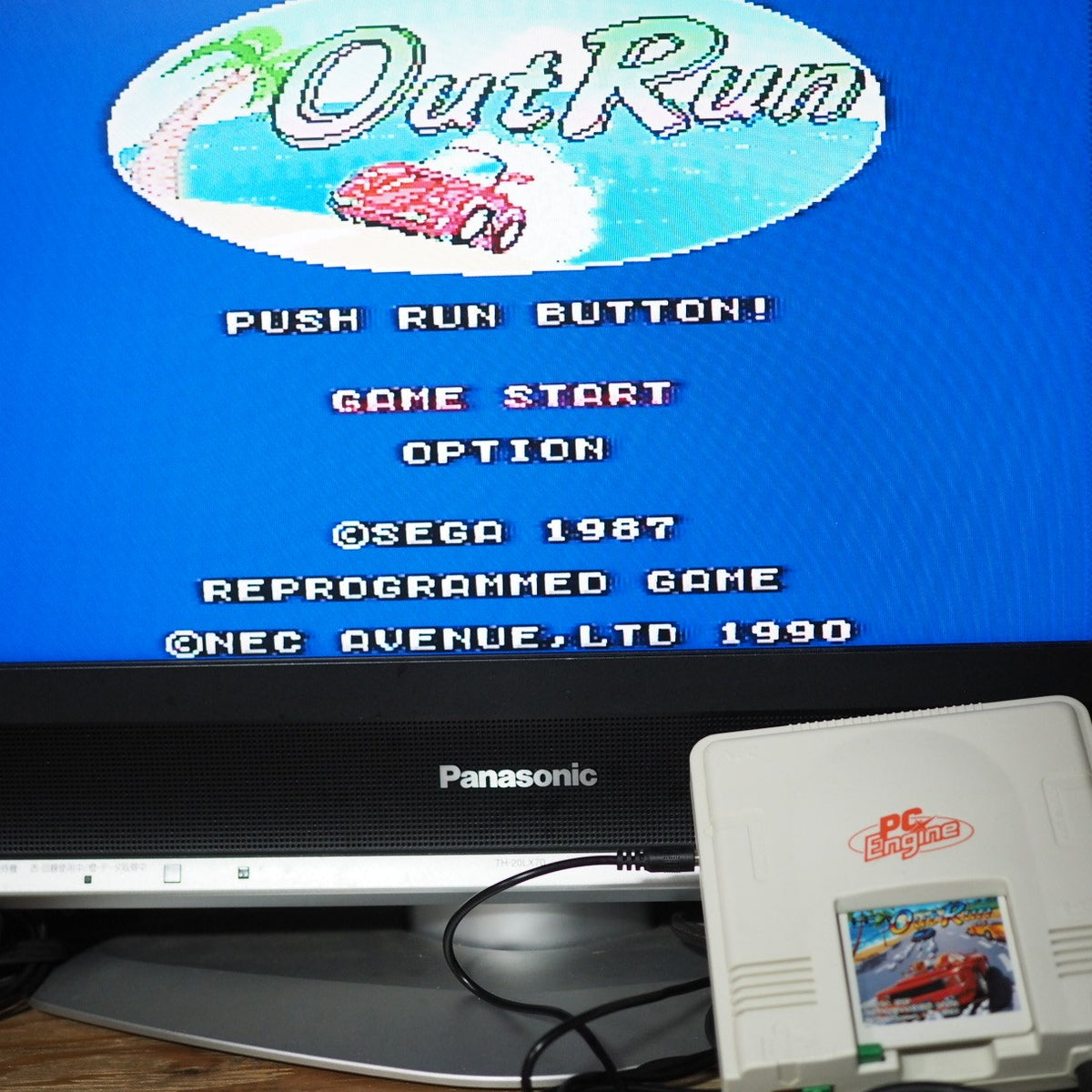 Out Run NEC PC Engine TurboGrafx-16 PCE NTSC-J Japan Import