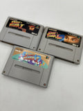 Street Fighter II + Turbo + Super SF II Super Famicom Japan 3 Games Set