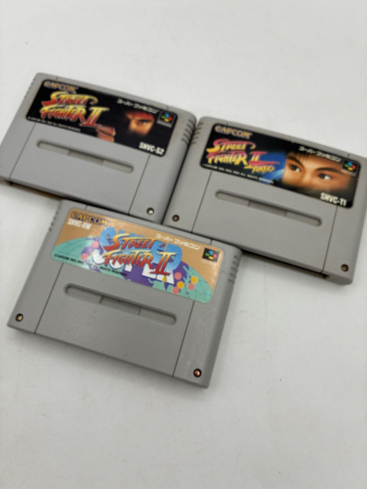 Street Fighter II + Turbo + Super SF II Super Famicom Japan 3 Games Set – Japanese retro console – Enjoy Game Japan