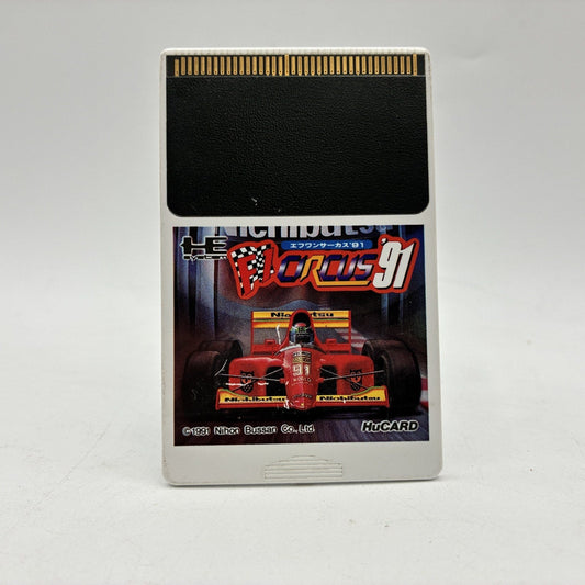 PCE PC Engine F1 Circus 91 + Triple Battle Set HuCARD NTSC-J Japan Tested – Japanese retro console – Enjoy Game Japan
