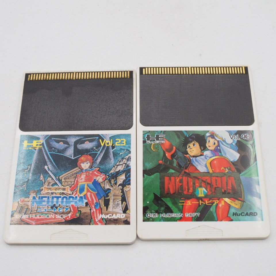 NEC PC Engine Neutopia / Neutopia II 2 Game Set TurboGrafx-16 NTSC-J
