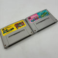 Super Famicom Super Mario World + Yoshi's Island 2 Game Set NTSC-J Tested