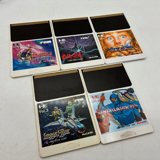 PCE Mr. Heli / Ninja Spirit / Vigilante / Image Fight / The Ninja Warriors – Japanese retro console – Enjoy Game Japan