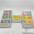 Super Famicom 9 Game Lot Mario Kart RPG Donkey Kong 1 2 3 Star Fox SNES NTSC-J