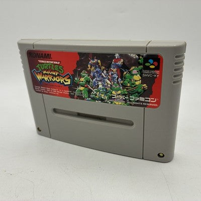 Teenage Mutant Ninja Turtles Mutant Warriors Nintendo Super Famicom Japan Tested – Japanese retro console – Enjoy Game Japan