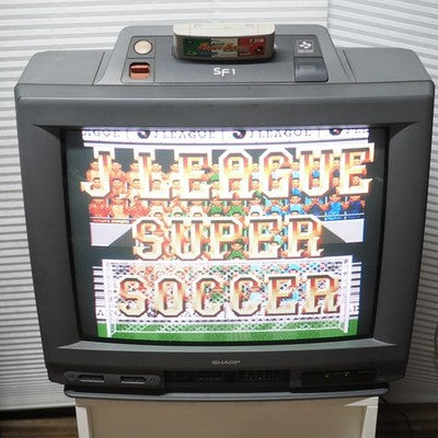 SHARP SF-1 Color TV 21G-SF1 Console System Nintendo Super Famicom Tested